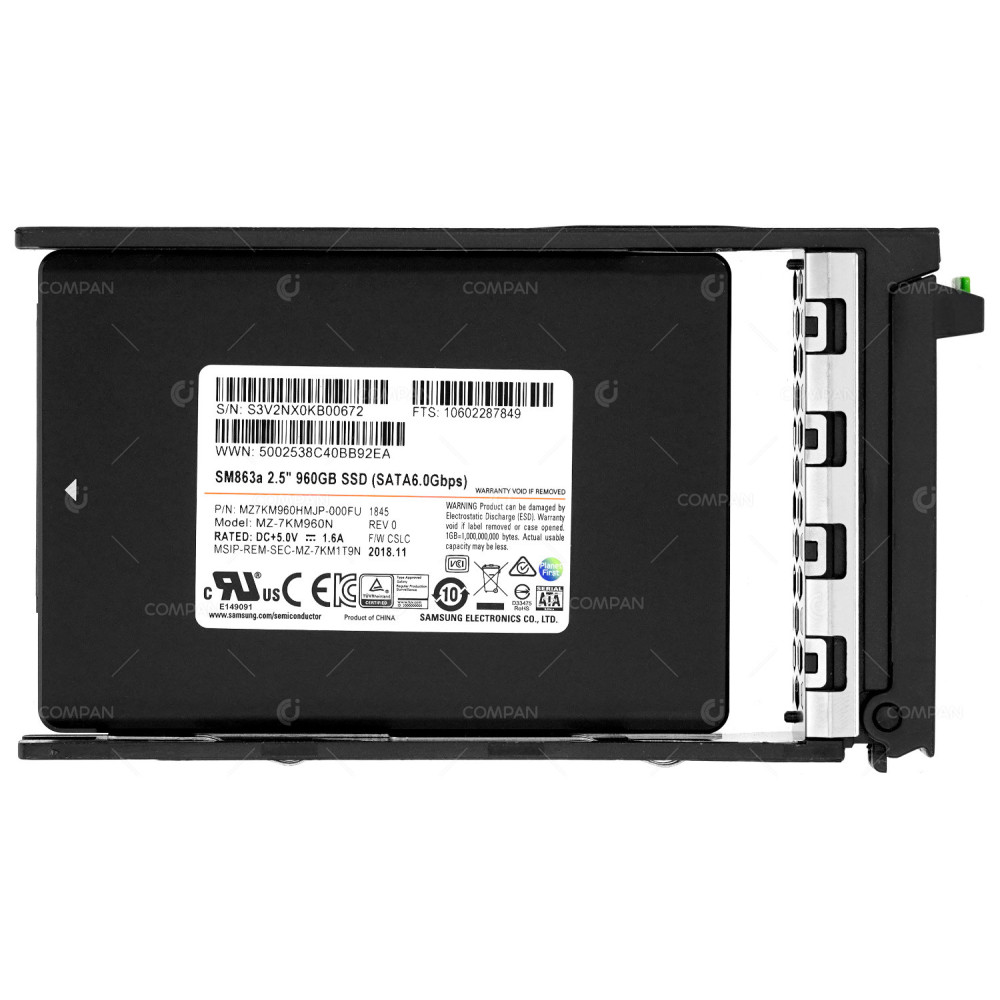10602287849  FUJITSU 960GB 6G SATA 2.5 SFF SSD